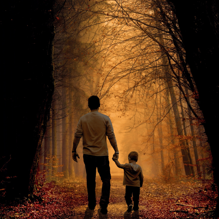 Padre con hijo